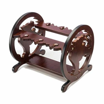LIUZH Wooden Wine Rack, Wine Rack Grape Solid Wood Wine Rack, Suitable to Be Placed At The Living Rooms, Bedrooms, Restaurants