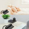Universal Corded Phone Desktop Wall Mount Wired Telephone DTMF/FSK Mode Corded Phone with Speakerphone and Caller ID/Call Waiting for Home Office