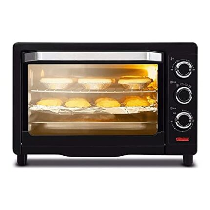 KKYKP 26L Power Automatic Oven | Digital Convection Oven, Large Capacity Three Layers, Polished Stainless Steel