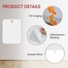 Witwar Shower Mirror, 2 Pack Fogless Travel Acrylic Mirror with Suction Cup For Shaving Portable Camping Travel Shave Makeup Mirrors Removable An
