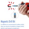 12Pcs Magnetic Impact Screwdriver Driver Bits Set, Impact Driver Bits Magnetic Screwdriver Bits Pz2 Impact Driver Bits, Screw Bits for Cordless D