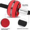 Bssay Ab Roller Wheel, Abs Workout Equipment for Abdominal & Core Strength Training, Exercise Wheels for Home Gym Fitness, Wider Ab Machine with