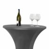 Vanage VG-9085 Stretch Cover for Bistro Tables, Grey, 70-80 cm