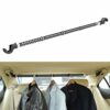 ALREMO HUANGXING - Car Telescopic Clothes Hanger Bar, Car Clothes Rod Bar, Heavy Duty Non Slip Rubber Clothes Bar for Travel, 89.5 151Cm,1Pcs