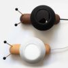 Cute Stand for Homepod Mini Real Wood Stable Non-slip Smart Desktop Holder for Home pod Mini Speaker (Khaki)