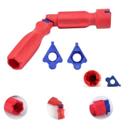 HANYUU Toilet Seat Fitting Tool Toilet Seat Removal Installation Wrench Toilet Seat Spanner Plumbing Tools Maintenance Artifact Hand Tool