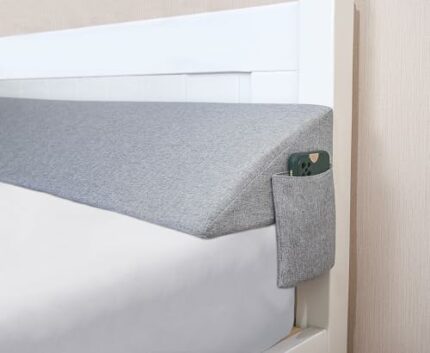 ENITYA Wedge Pillow for Headboard Gap/Headboard Pillow/Mattress Gap Filler/Bed Gap Filler,Close Gap (0-6") Between Mattress and Headboard,Bed Wit
