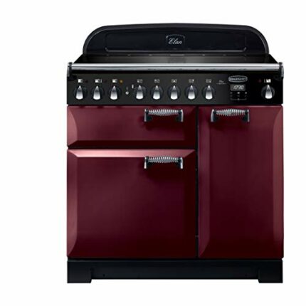 Rangemaster ELA90EICY Freestanding A/A Rated Electric Range Cooker -Cranberry