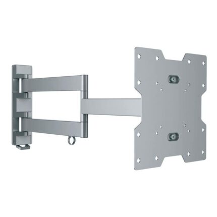 Intec brackets -Silver Extra Long Reach (610mm) Slim Fitting Swivel & Tilt TV Wall Mount Bracket for 28-48" Screens (MAX VESA 200x200). Strong 35