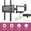 TV Wall Bracket Mount 42” – 55”, SLx Full Motion Strong Slim Profile TV Bracket Max VESA 400 * 400 with Built In Spirit Level & Wall Fixing Kit