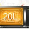AIQMML Oven Combination Microwave with Upgraded Easy Clean Enamel Cavity Household Steaming Oven Machine Small Flat Multifunction Kitchen Applian