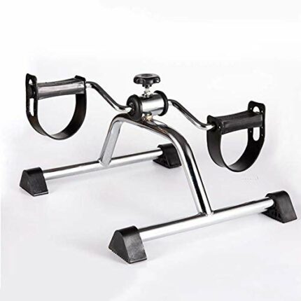 LUNEZY Pedal Bike Pedal Exerciser Portable Arm Home Pedal Exerciser Gym Fitness Leg Cardio Training Adjustable Resistance Cycle Pedal Exerciser f