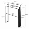 Bath Towel Hanger with 3 Bars - Tower - Black