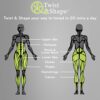 TWIST & SHAPE Unisex Home Exercise Machine for Core, Abs, Legs