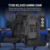 Corsair TC100 RELAXED Gaming Chair - Fabric - Racing-Inspired Design - Lumbar Pillow - Detachable Memory Foam Neck Pillow - Adjustable Seat Heigh