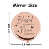 Cawnefil Niece Gifts from Auntie Compact Makeup Mirror Birthday Gifts for Nieces from Aunt Birthday Gift for Niece from Uncle Wedding Graduate Gi