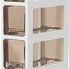 Bathroom Floor Cabinet Storage with 4 Drawers and Casters, Corner Floor Cabinet Large Capacity Narrow Dresser Tower Vertical Storage for Bathroom