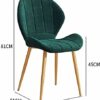 dining chair Kitchen Dining Room Furniture Chairs Dining Chairs Set Of 4 Kitchen Counter Chairs Leather Backrest Non-Slip Feet Apply to Leisure L