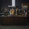 AEG ILB64334CB Built-In Induction Hob, 3000 Series, 60cm, Black, Glass Top, 4 Zone Heating Elements, Touch Control with LED Display, 3000W