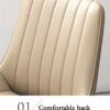 dining chair Kitchen Dining Room Furniture Chairs Kitchen Dining Chairs Set Of 4 With Artificial Leather Soft Seat And Golden Metal Legs For Livi
