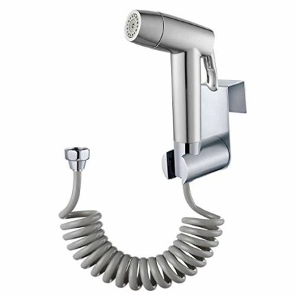 Handheld Bidet Sprayer Toilet Bathroom with Spring Hose Wall BracketSet, Closestool, Squatting Pan, Water Flower, Floor Cleaning Cloth Diaper for