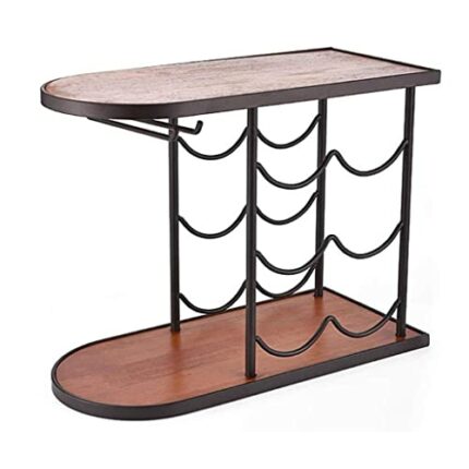 NEOCHY Nordic Creative Wine Rack, Decoration Living Room Household Wine Storage Rack Iron Wine Bottle Rack