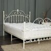 SUFUEE Mattress Topper Small Double 5cm Thick White, Quilted Microfibre Soft, Hypoallergenic with 4 Elasticized Corner Straps - Size SMALL Double