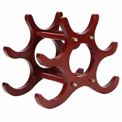 ZYZMH Wooden Wine Rack European Creative Wine Rack Display Rack Storage Rack Bar Storage