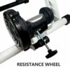 UNISKY Turbo Trainer Bike Trainer Stand Indoor Magnetic Bicycle Training Stand Quick Release Riding Stand for Mountain & Road Bike