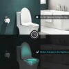 Toilet Night Light Motion Activated by ZSZT, Two Modes with 8 Color Changing, Sensor LED Washroom Night Light Fits Any Toilet