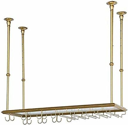 MiroDo Hanging Wine Holder/Wall Mounted Wine Bottle Rack/Wall-Mounted Wine Rack/Floating Wine Shelf/Wall Mount Bottle Holder Glass Rack/Storage f