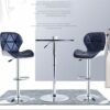 DINGZZ Bar Stools High Stool Vintage Bar Stool Iron Art High Back Bar Stool Kitchen Breakfast Suitable for Family and Business Dining Chair