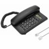 Universal Corded Phone Desktop Wall Mount Wired Telephone DTMF/FSK Mode Corded Phone with Speakerphone and Caller ID/Call Waiting for Home Office