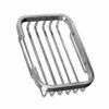 VIBORG Solid Extra-thick Sus304 Stainless Steel Wire Wall Mount Mounted Bathroom Bath Shower Soap Bar Basket Dish Shelf Holder Caddy (Polished mi