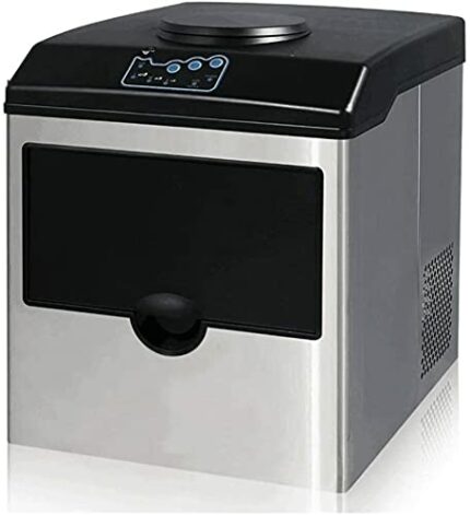 Ice Cube Maker Portable Countertop Ice Maker 55 Lbsof 24 H Reliable And Quiet Ideal For Home Office Restaurant, Bar