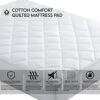 Cotton Comfort Bedding Quilted Mattress Topper Double Bed 30cm Deep Fitted Elastic Stretch Skirt Double Mattress Protector - Ultra Soft & Hypoall