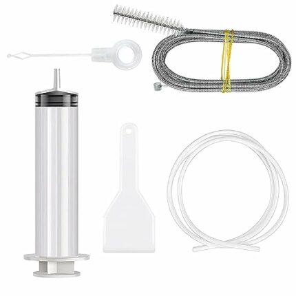 SHCHME Fridge Dredger Set, 5 Pcs Fridge Drain Pipe Blocked Dredging Tool Refrigerator Drain Hole Blockage Remover Kits