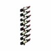 Qunine Wine Rack Wall Mounted - 8 Bottle Modern Wall Mounted Wine Rack Wine Storage Display Shelf Bottle Holder Home & Kitchen Décor(Bronze/Black