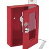 Wedo Emergency Key Box, Steel, Red, 15 x 12 x 4 cms