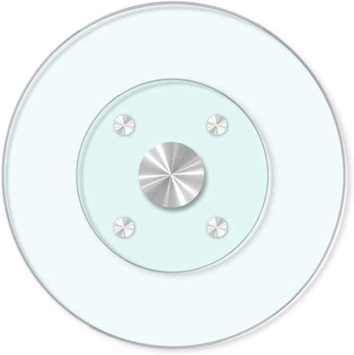 KEppd Glass Table Top Turntable Base Lazy Susan Home Round Dining Table Turntable, Large Round Table Auxiliary Wheel Turntable Glass Table Top