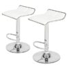 WALNUT Two Colors Adjustable 2 Soft-Packed Square Board Curved Foot Bar Stools Spa Tattoo Massage Salon Furniture