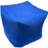 Artistic Fashionista* New Waterproof Square Cube Bean Bag Indoor Outdoor Garden Footstool Rest Seat Pouffe Ottoman Beanbag 40x40x40 cm (Purple)
