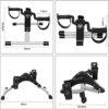 EVOLVE Foldable Mini Pedal Exercise Bike for Home/Office Workout Pedal Exerciser with LCD Display, Adjustable Resistance, Under Desk Bike, Exerci
