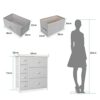 YITAHOME Chest of Drawers, Non-Woven Fabric 7-Drawer Storage Organizer Unit for Bedroom Living Room Closet, Sturdy Steel Frame, Easy Pull Fabric