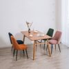 dining chair Kitchen Dining Room Furniture Chairs Kitchen Dining Chairs Living Room Lounge Counter Chairs with Metal Legs Velvet Seat and Backres