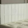 CROWNBEDSUK QUALITY APOLLO FAUX LEATHER HEADBOARD (blue, 4ft small double)