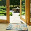 Turtle Mat Seedhead Neutral Dee Hardwicke Collection - Highly absorbent Indoor barrier mat with Multi-Grip backing 60x85cm