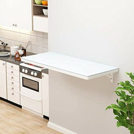 Wall-Mounted Table Folding Kitchen Wood Dining Tables Living Room Furniture Kitchen Multi-use Computer Laptop Desk Space Saving,A-60 * 40cm/24 *