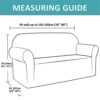 Teynewer Thick Velvet Sofa Covers 1 2 3 4 Seater High Stretch Non-Slip Couch Cover Furniture Protector Plush Sofa Slipcovers with 1 pillowcase fo
