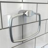 Agua Accessories Towel Holder Wall Mounted for Bathroom & Kitchen, Towel Ring for Bathroom Wall,Square Hand Towel Holder Modern Style 12 Years Gu